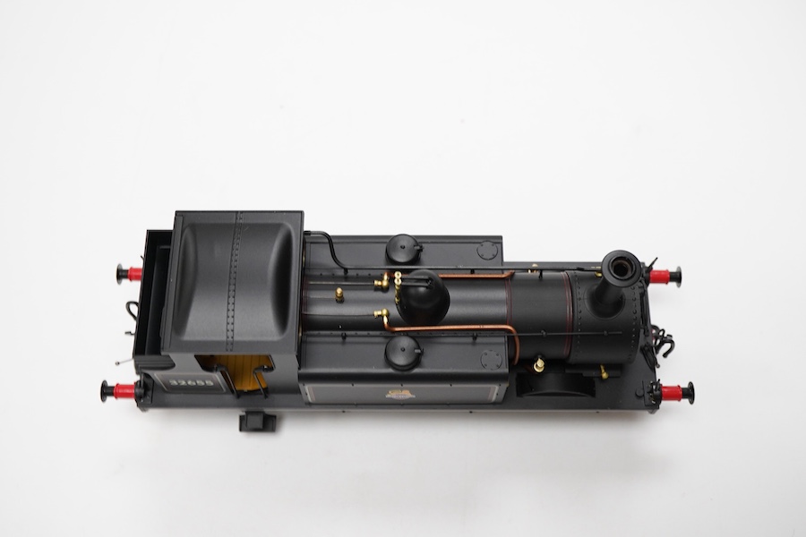 A boxed Dapol 0 gauge BR Terrier class A1X 0-6-0T locomotive, 32655, in black livery